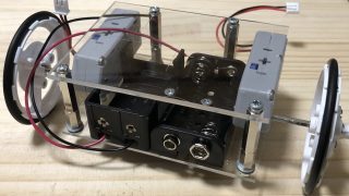 小型の二輪ロボットを作る：機体製作編