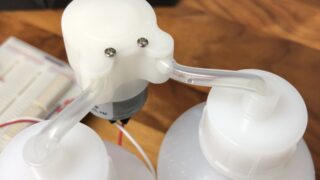 ポンプモジュールを使ってみる（チューブポンプ PP310-030、植物の水やり）