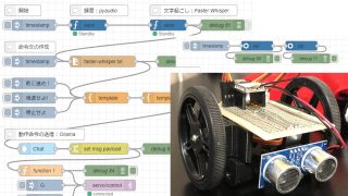 音声でロボットを操作してみる（Node-RED、Gemma2、Faster Whisper、XIAO ESP32C3）