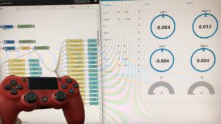 PythonでDUALSHOCK 4と通信する（Node-RED）