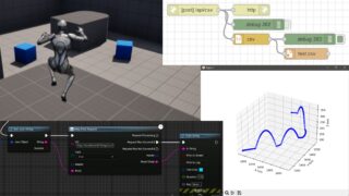 Unreal Engine 5を使ってみる　その14（CSVファイルへの保存、Node-RED）